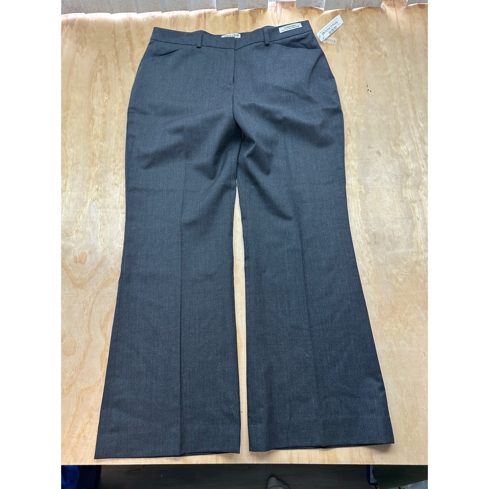 Pendleton Womens Gray Virgin Wool Blend Dress Pants Trousers 16 NWT